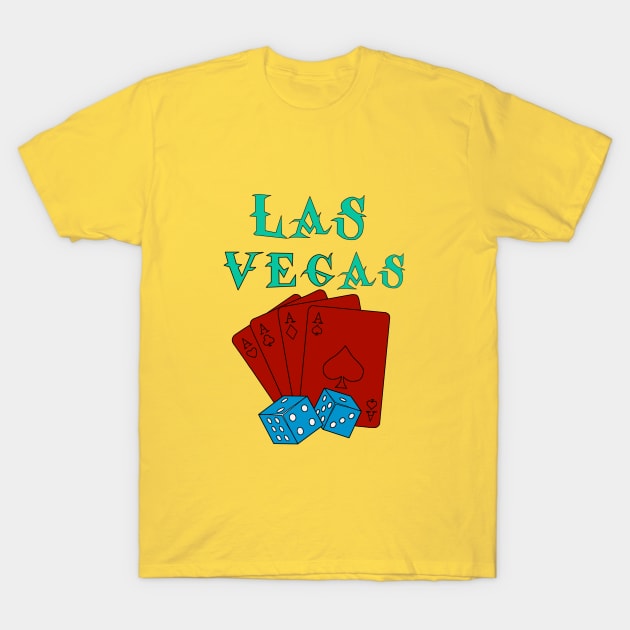 Las Vegas City T-Shirt by Eselokclothingstore